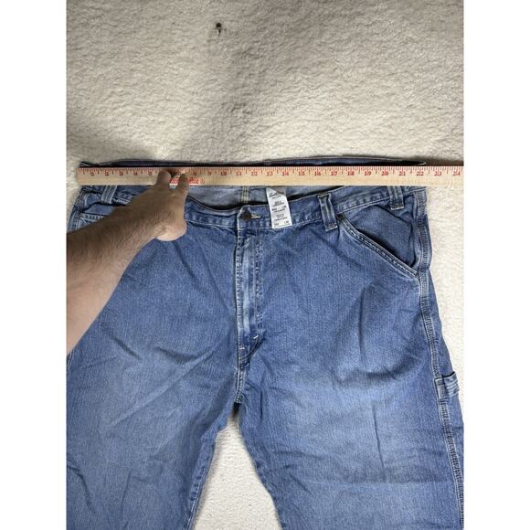 Levis Carpenter Jeans Mens 44x30 Blue Baggy Loose Straight Vintage Y2k 2007 - Picture 7 of 16